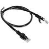 TST Masyvas PATCHCORD RJ45/0.5-Juodas 0.5m