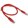 Cabletech Oem Patchcord kabelis UTP 8c kištukas-kištukas 0.5 m CCA raudonas cat.6e