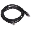 LANBERG Patchcord cat.6 UTP LSZH CU 1.5m juodas Fluke passed