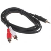 LP Oem Kabelis 2xRCA - AUX 3.5mm 1.8m