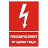 Priešgaisrinio jungiklio lentelė OPP-16