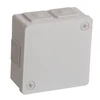 Tuščia ant paviršiaus montuojama dėžutė su 6 įvadais VIPLAST VP-22 Baltas IP55 86x86x40mm 022-01
