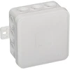 Tuščia ant paviršiaus montuojama dėžutė su 12 įvadų VIPLAST V5 click Baltas IP54 75x75x41mm 035-01