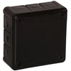 Tuščia ant paviršiaus montuojama dėžutė su 12 įvadų VIPLAST VP-41 Juodas IP55 98x98x42mm 041-05