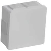 Tuščia ant paviršiaus montuojama dėžutė su 6 įvadais VIPLAST VP-02 click Baltas IP55 86x86x40mm 002-01