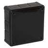 Tuščia ant paviršiaus montuojama dėžutė su 12 įvadų VIPLAST VP-51 Juodas IP55 118x118x46mm 051-05