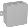 Tuščia ant paviršiaus montuojama dėžutė su 12 įvadų VIPLAST V7 click Pilkas IP54 100x100x41mm 037-03