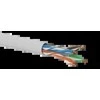 U/UTP cat.6A tinklo kabelis, susukta pora, LSOH, Dca 4x2x23 AWG, 10Gb/s, 10 metų garantija, pilkas, 500m - Q-LANTEC