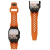 Urban Armor Gear UAG UAG Monarch - dirželis FKM do Apple Watch series 4-6 & SE 1-3, 44mm / series 7-9, 45mm / series 10-11, 46mm / Ultra 1-3, 49mm (oranžinis / juodas titanium)