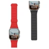 Urban UAG Pathfinder – dvipusis silikoninis magnetinis dirželis, skirtas Apple Watch series 4-6 ir SE 1-3, 44 mm / series 7-9, 45 mm / series 10-11, 46 mm / Ultra 1-3, 49 mm (pelenų/lavos spalvos)