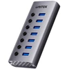USB-A 3.0 5 Gbps šakotuvas su 7 viename jungikliu Unitek H1314A01-EU