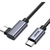 Unitek Kabelis USB-C kampinis 90° PD100W 3m