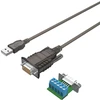 „Unitek“ keitiklis/adapteris USB 2.0 į RS422/RS485 (DB9M) su FTDI lustų rinkiniu, 1,5 m
