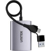 „Unitek“ adapteris USB/C/A su 2 HDMI MST FullHD