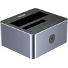 Klonavimo Stotis - UNITEK 2X SATA 10GB USB-C Aliuminio Pilka