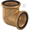 Uponor WIPEX žalvarinė alkūnė PN6 GW3"XGW3"