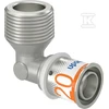 Uponor S-Press PLUS alkūnė su išoriniu sriegiu. 20-R3/4MT