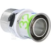 Uponor S-Press PLUS jungtis su išoriniu sriegiu. 32-R1MT