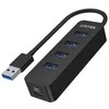 USB šakotuvas Unitek H1117A, 4 prievadai, USB-C, USB 3.1, aktyvus, 10 W