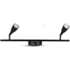 2 x 4,5W LED sieninis šviestuvas V-TAC, juodas, 3000K (šiltai balta)