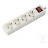 Ilgintuvas 4-vietis V-TAC, su jungikliu, 3G1.5MM2 X 5M