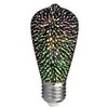 V-tac 3W LED 3D lemputė, ST64, E27, 3000K