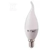 4W LED lemputė V-TAC E14 SMD, žvakės formos, 4500K (dienos šviesa)