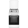 MPM MPM-56-KGM-04 Dujinė/elektrinė viryklė Baltos
