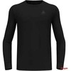 Odlo BL TOP crew neck l/s MERINO 200 men's T-shirt, dydis M, juodas