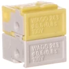 Wago 243-212 Tinklo gnybtų jungtis 4x 0,6-0,8 mm2 šviesiai pilka / geltona 243-212 /50 vnt./
