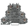 Wago 3 aukštų jungtis K/K/K, 2,5MM2 2202-3201 SZ