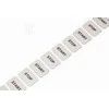 Wago Sagų plokštelės 27x19mm sidabrinės 350 vnt. / rulonas 210-852