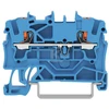 Gnybtas Wago 2202-1204, 2 jungčių 2,5 mm², 24A, mėlynas