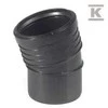 Wavin alkūnė 15 ° SiTech + 110 mm juoda (3067713)