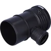 Wavin redukcinis trišakis 87,5° SiTech + 110 x 50 mm juodas (3067778)