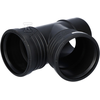 Wavin Tee 67,5 ° SiTech + 110 mm juoda (3067771)