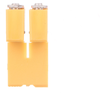 Weidmuller 1053660000 Skersinis tiltelis 2 krypčių, žingsnis 5,1 mm Gelton WQV 2.5/2 1053660000 /50 vnt./