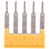 Weidmuller 1608890000 Skersinis tiltelis 5 padėčių, žingsnis 5,1 mm Gelton ZQV 2.5/5 1608890000
