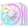 „Deepcool FL12“ baltas ventiliatorius, 3 vnt. pakuotė, 120 mm, 2150 aps./min., 12 V