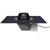 Stogo įlaja DN75/110 su apšildymu(10-30W/230V), bitumine hidroizoliacija,lapų gaudykle(HL64.1H)