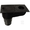 Hl Hutterer Lechner Stogo nuotekio surinkimo piltuvas juodas HL660E