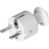 Wtyczka „Uni-Schuko“ tiesus kištukas 16A, 230V, baltas, 24 vnt.