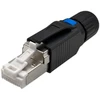 RJ45 STP kištukas cat.6A 10G POE+, MPTL, be įrankių, skirtas "storai" vielai 22-24 AWG ALANTEC