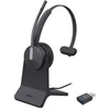 Yealink WH64 Hybrid Mono with Charging Stovas Ausinės Laisvų rankų įranga Bevielis Su lankeliu Biuras / skambučių centras Mikro USB Bluetooth Juoda