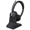 Ausinės Yealink WH64 Workstation Dual Ausinių rinkinys Przewodowy i Bezprzewodowy su lankeliu ant galvos Biuro/centrum telefoniczne USB Type-C Bluetooth Podstawka do ładowania Juodas