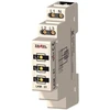 Zamel Maitinimo koeficientas 230V / 400V 3xLED geltona TN LKM-01-30 (EXT10000038)