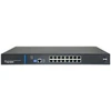 Šakotuvas Valdomas L2 komutatorius (jungiklis) 16 RJ45 PoE+ 1 Gb/s prievadų + 2 SFP Uplink 1 Gb/s prievadai (galios sąnaudos 150 W) + 1 RJ45 konsolės prievadas AVIZIO