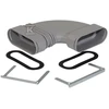 Zehnder ComfoTube Līkums flat 51, 90*, horizontāls