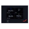 Zehnder ComfoAir 200 Multi Control skārienjūtīgais ekrāns ventilācijas plūsmas ātruma regulēšanai, juodas