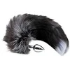 Alive Juodas&Baltas Fox Tail M